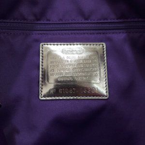 Coach Poppy Glam tote